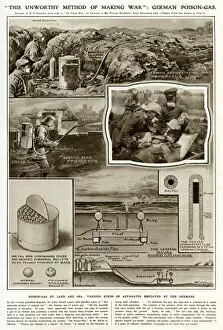 German poison- gas 1915