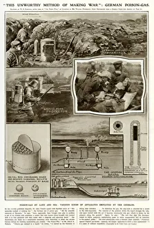 Poisonous Prints: German poison- gas 1915