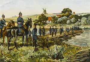 German Pontoon Bridge