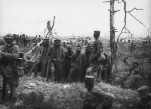 Bored Prints: German prisoners in Champagne, France, WW1