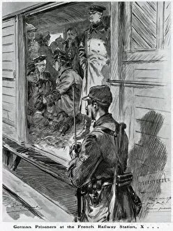 Images Dated 11th November 2020: German private soldier accepts his situation as a prisoner with calmness and equanimity