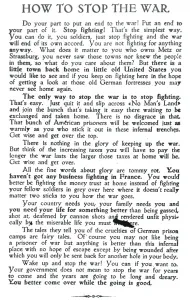 Images Dated 16th November 2011: German propaganda leaflet for American soldiers, WW1