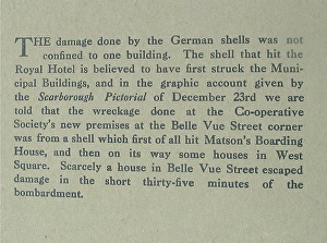 Images Dated 25th April 2012: The German Raid on Scarborough, December 16th 1914
