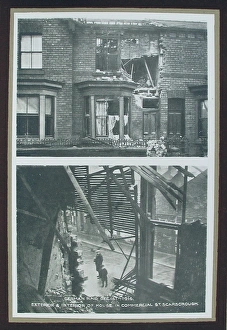 Images Dated 25th April 2012: The German Raid on Scarborough, December 16th 1914