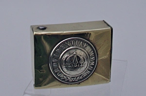 Images Dated 21st November 2011: German other ranks belt buckle of 105th Saxon Regiment