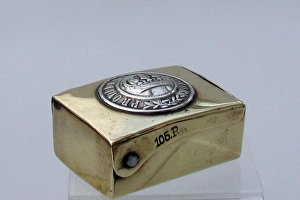 Images Dated 21st November 2011: German other ranks belt buckle of 105th Saxon Regiment