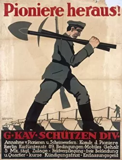 German recruitment poster