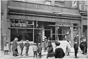 German shop wrecked in Liverpool