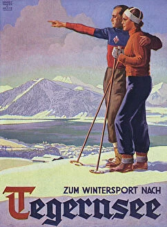 Sports Gallery: German Ski Poster