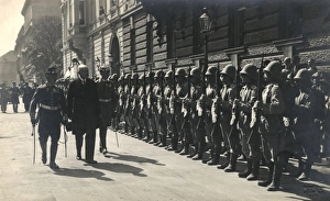 Images Dated 2nd December 2011: German Skutari Detachment inspection, Albania, WW1