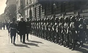 Balkan Prints: German Skutari Detachment inspection, Albania, WW1