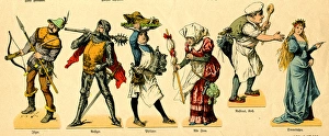 Crossbow Gallery: German Sleeping Beauty pantomime characters