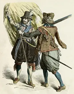 1615 Prints: German Soldiers 1615