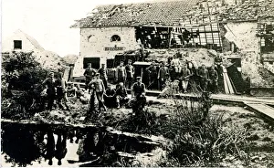 Images Dated 2nd January 2019: German soldiers billeted behind lines of Verdun, WW1
