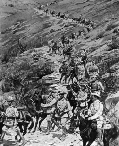 Colonists Prints: German soldiers in German South West Africa