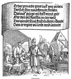 1510 Prints: German stonemasons