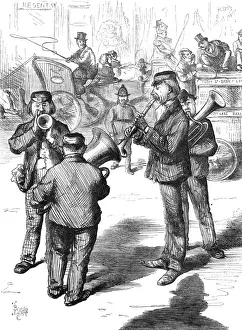 Perform Prints: German street band, 1870