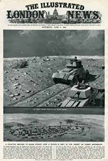 Prelude Prints: German strong point in Libyan desert by G. H. Davis