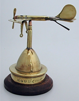Images Dated 4th October 2008: German style (Taube) monoplane on a wooden plinth