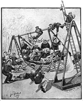 Images Dated 6th April 2016: German Thoroughness, cartoon 1915