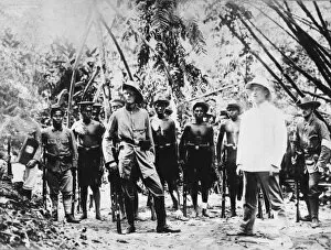 German training in New Guinea WWI