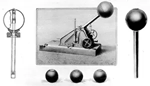 A German trench-mortar, which was introduced to the British