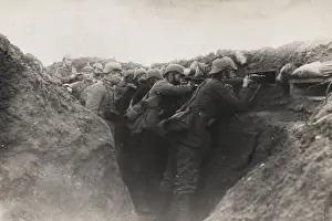 German trench WWI