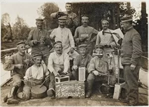Fooling Gallery: German troops with homemade instruments