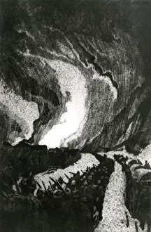 Erich Prints: German troops on the march, WW1