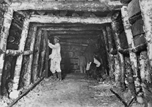 German tunnellers WWI