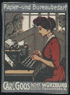 Typing Prints: German Typist Typing