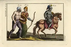Armor Prints: German warrior, Sarmatian archer in armor