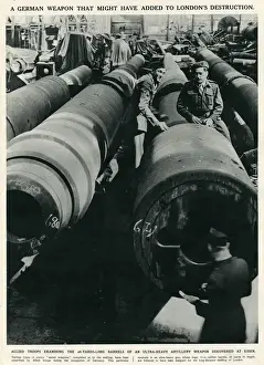 Occupied Prints: German weapons found in Essen 1945
