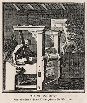 Weaver Prints: German Weaver 1699