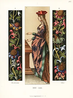 Images Dated 15th November 2019: German womens fashion from the late 15th century