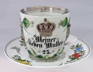 Images Dated 14th February 2012: German World War One commemorative cup and saucer