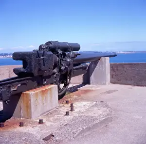Greeley Prints: German WW2 gun - Noirmont Point, Jersey, Channel Islands