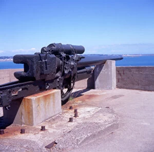 Alan Gallery: German WW2 gun - Noirmont Point, Jersey, Channel Islands