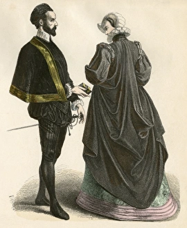 Images Dated 5th January 2012: Well to do Germans 1550