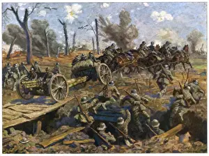 Germans Move Guns