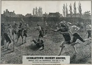 La Crosse Prints: Germantown cricket ground