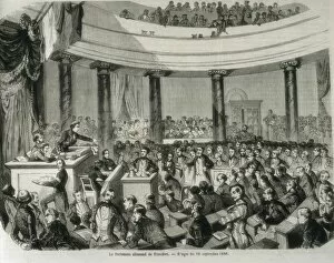 Histoa63 O Collection: Germany (1848). The Frankfurt Parliament convened