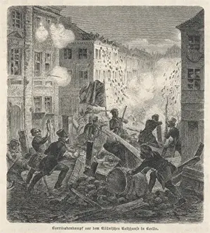 Barricades Prints: Germany / Berlin / 1848