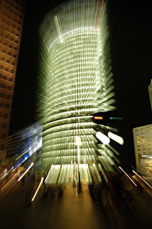 Images Dated 18th August 2006: Germany. Berlin. Building of Deutsche Bahn (DB). Effect of t