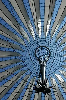 Germany. Berlin. Dome of the Sony Center by German architect