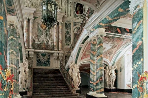 Johann Collection: Germany. Bruhl. Augustusburg Palace. 18th century. Rococo st