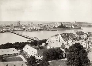 Cityscape Collection: Germany, city of Koblenz, River Rhine