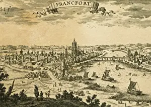 Germany. Frankfurt. Engraving. 17th century
