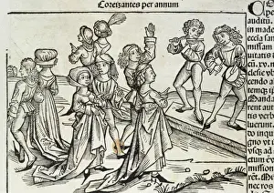 Saxony Prints: Germany. Magdeburg. 16th century. Party