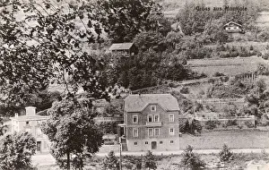 Aachen Prints: Germany - Monschau - Eifel Region - Hillside Houses